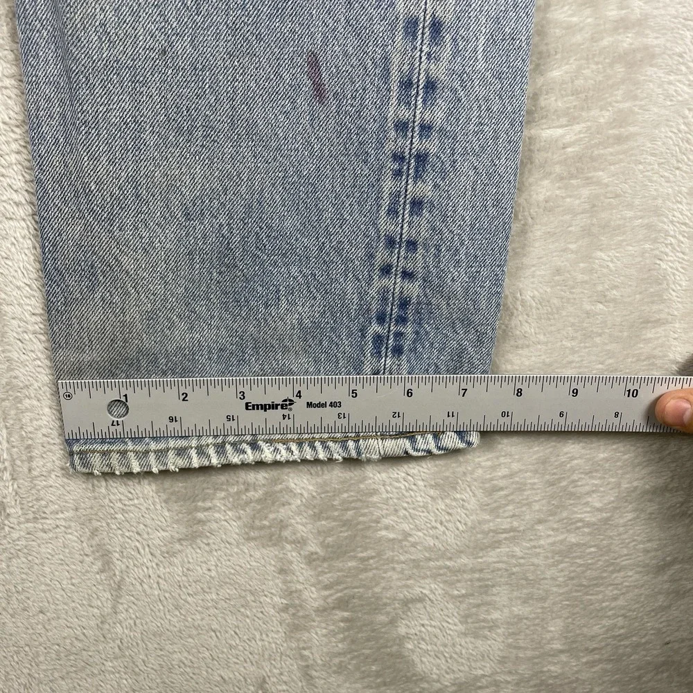 Vintage Levis 501 Jeans Mens 30x30 Redline Selvedge 1980s Made in USA Whiskers